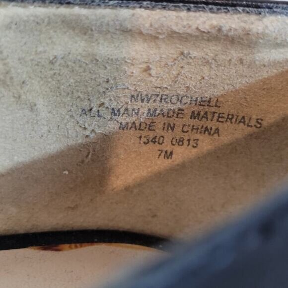 Nine West Rochell Black Heels - Size 7 - Picture 7 of 7